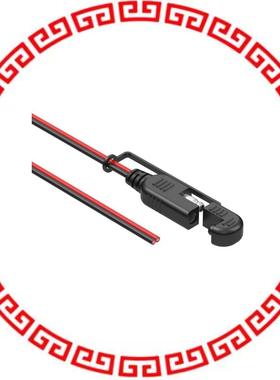 10-02408 CBL ASSY 16AWG 6 RED TO SAE PIN