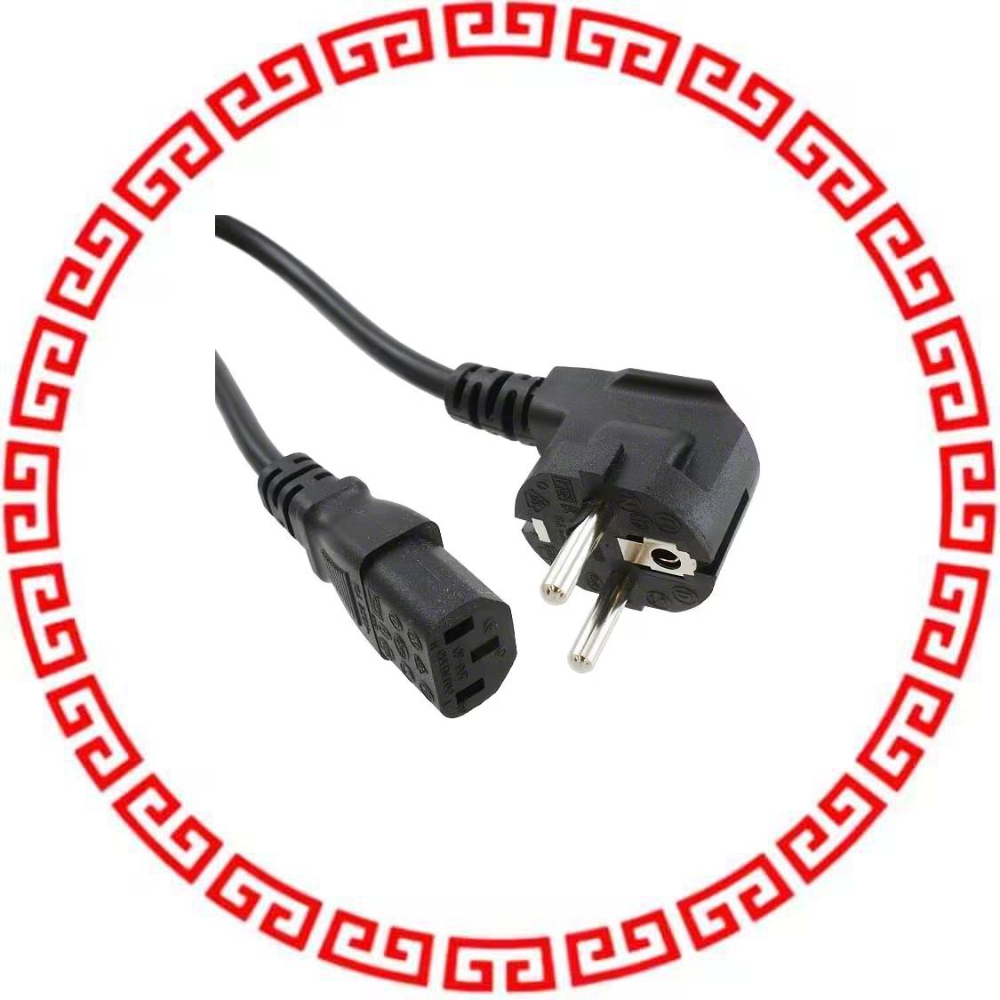 800-0.75-2VX-BL-00200 CORD CEE 77-RA-C13 10A 250V