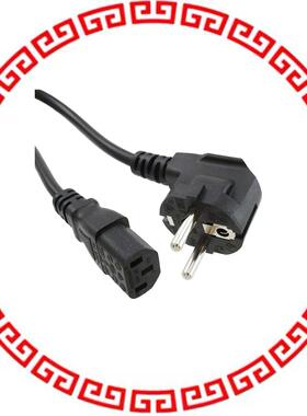 800-0.75-2VX-BL-00200 CORD CEE 77-RA-C13 10A 250V