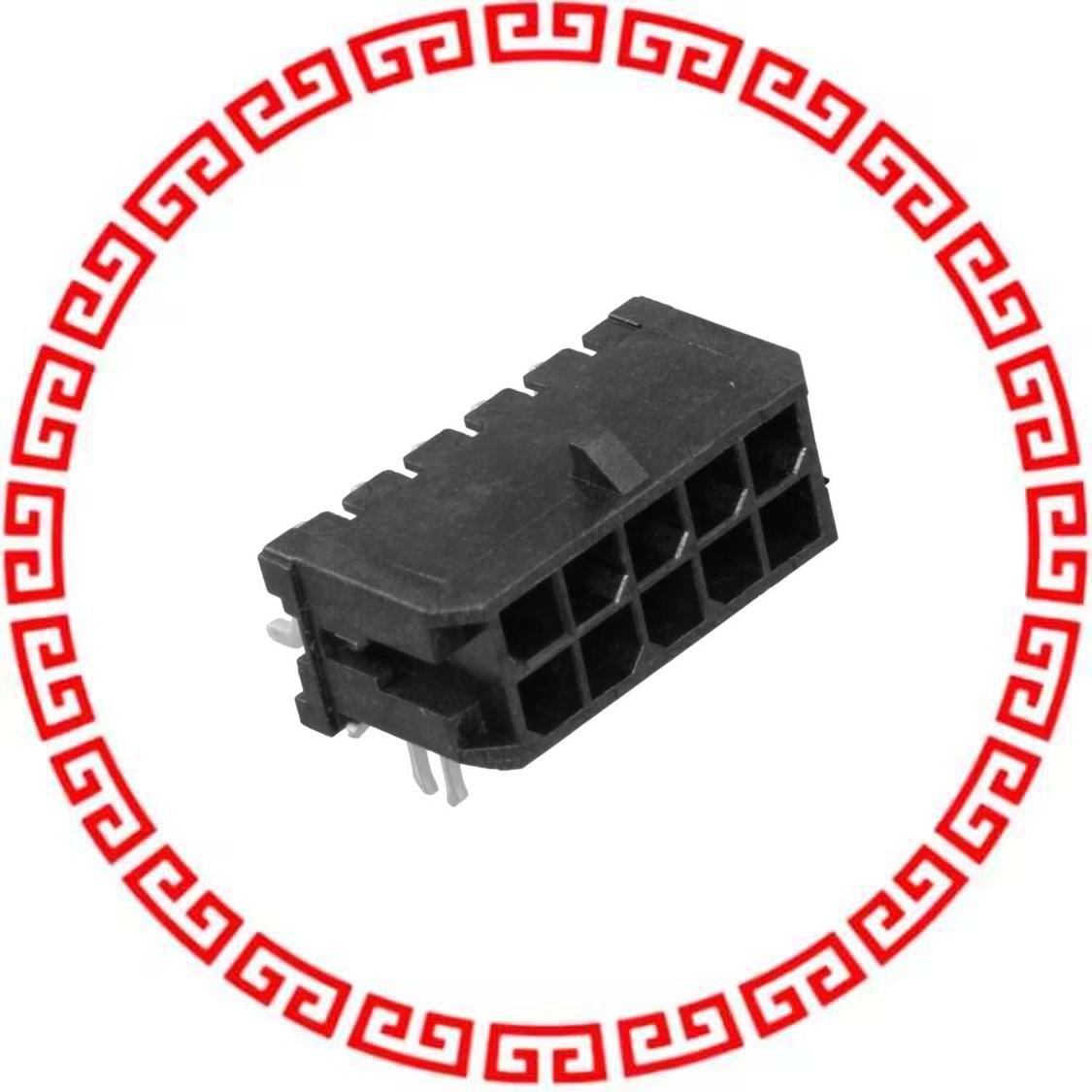 430451007 MICROFIT 3.0 RA SMT/CLIP DR 15AU