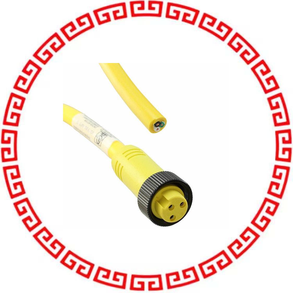 MN34AC01M050 CBL FMALE TO WIRE LEAD 3P 16.4'