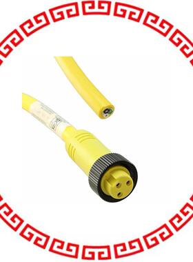 MN34AC01M050 CBL FMALE TO WIRE LEAD 3P 16.4'