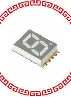 VDMR10C0 DISPLAY 7SEG 10MM SUPER RED C.C