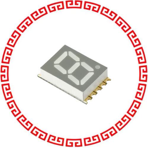 VDMR10C0 DISPLAY 7SEG 10MM SUPER RED C.C