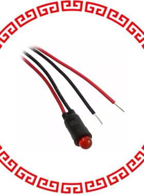 PM5RDW12.0 PNL MNT RED 20MA W/WIRE 12