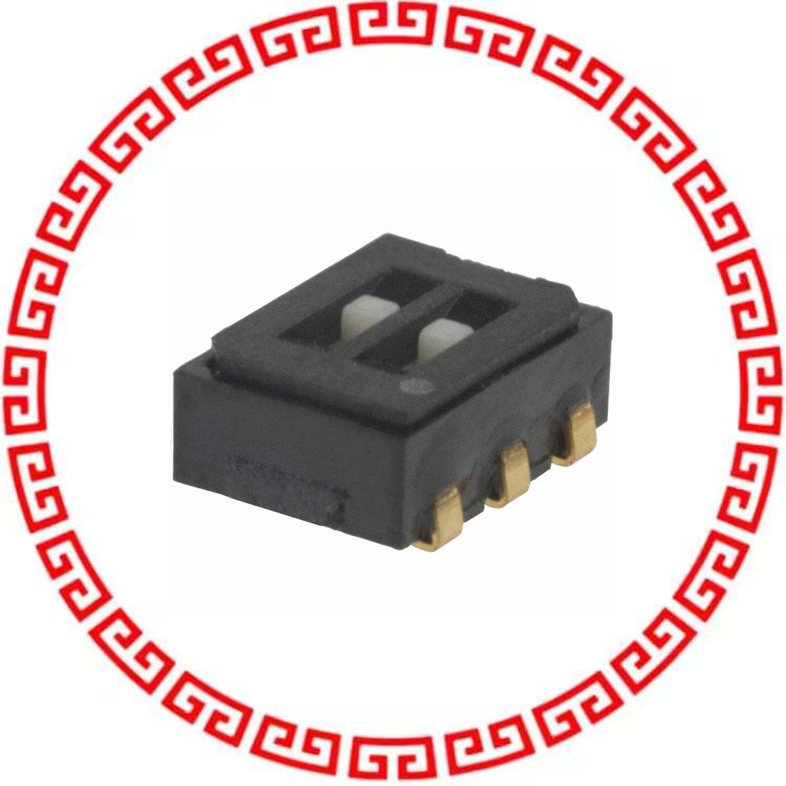 CAS-D20TA SWITCH SLIDE SPDTX2 100MA 6V