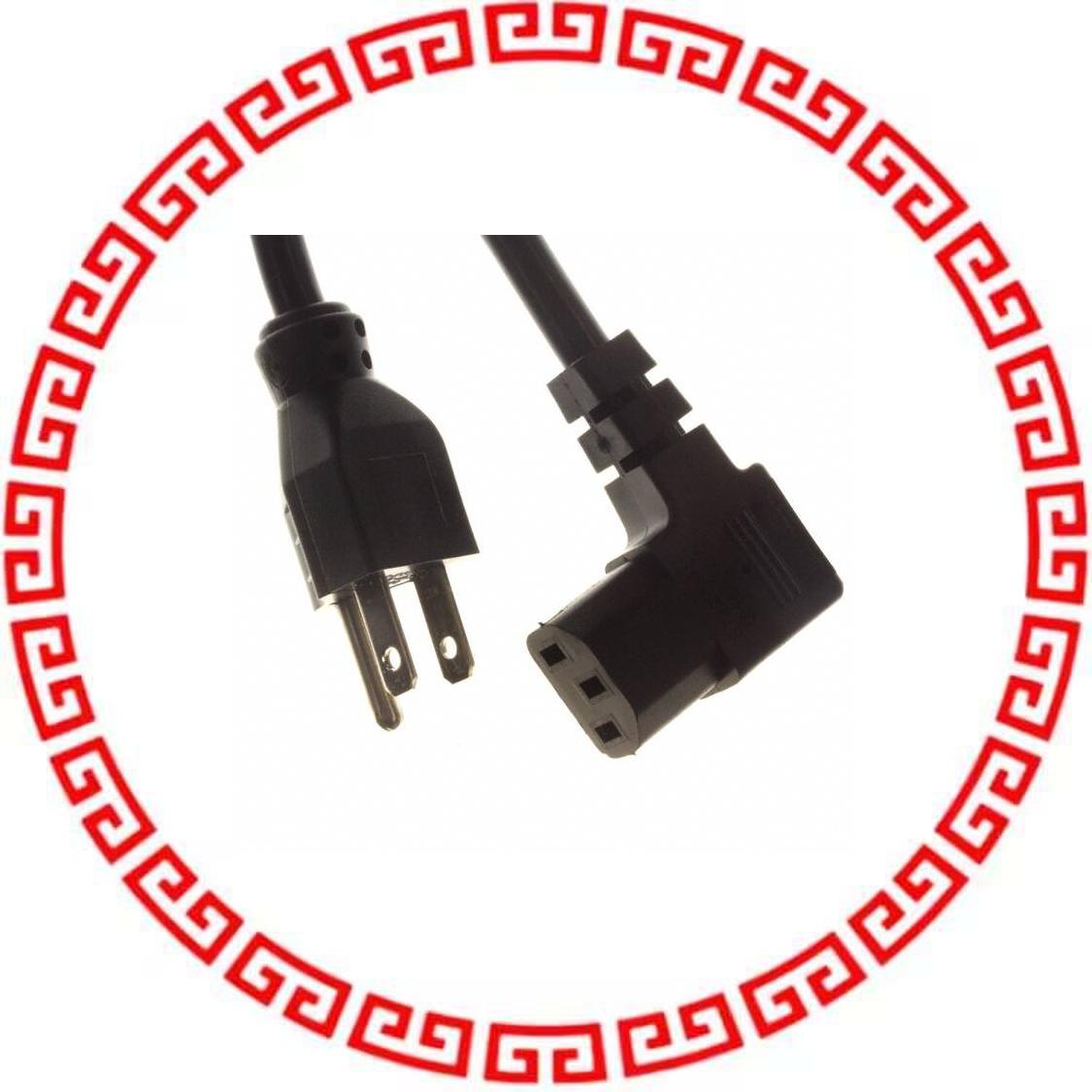 313026-01 CORD 16AWG 3COND M/F R/A 118