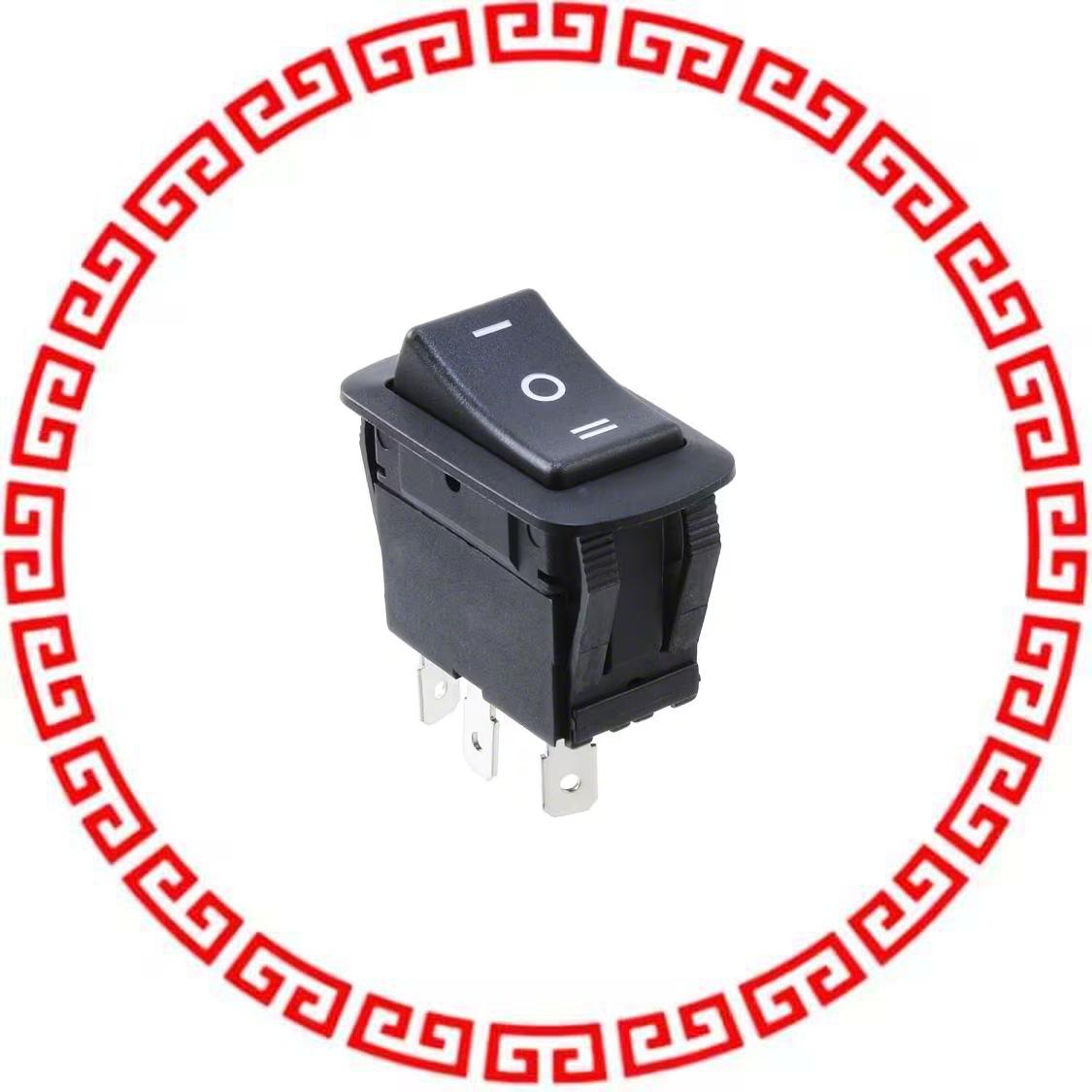 KGC2CNB1BBN SWITCH ROCKER SPDT 20A 125V