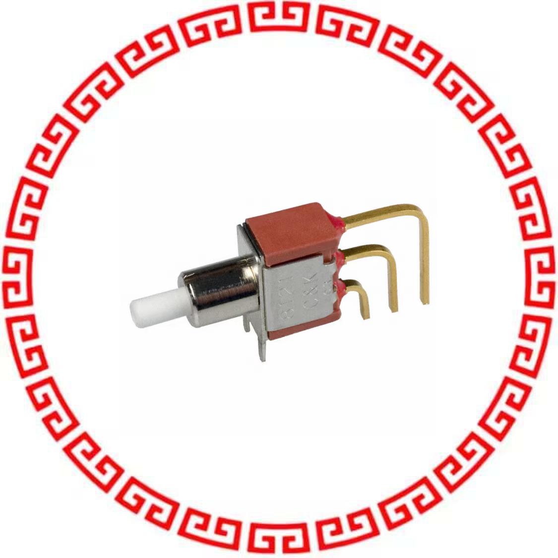 8125SD8AV2BE SWITCH PUSH SPDT 0.4VA 20V