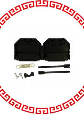 972-015-01SR011 BACKSHELL DB15 CLAM SLIM BLACK