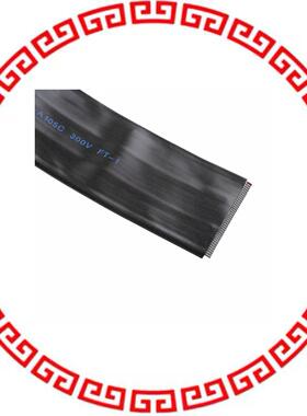 151-2831-050 CBL RIBN 50COND .050 BLACK 100'