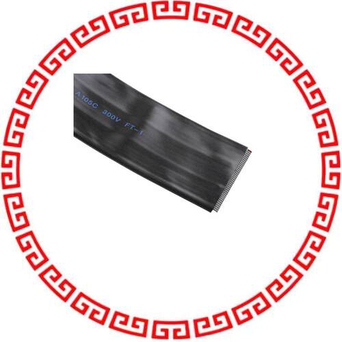 151-2831-050 CBL RIBN 50COND .050 BLACK 100'