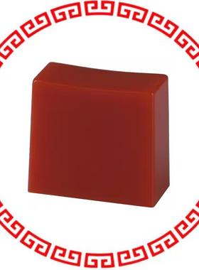 1CRED CAP PUSHBUTTON RECTANGULAR RED