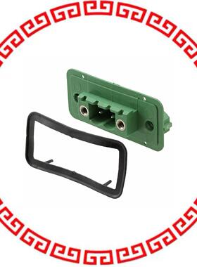 1899281 TERM BLK HEADER 2POS GREEN