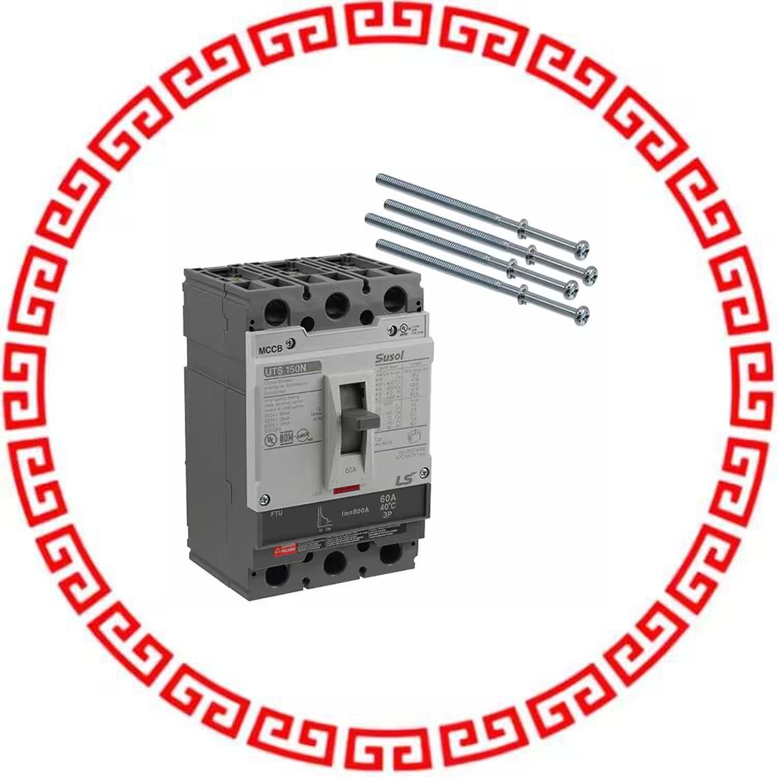 UTS150N-FTU-60A-3P-LL-UL CIR BRKR THERM 60A 600V