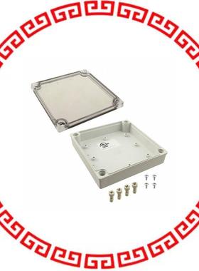 PIP-11766-C BOX PLSTC GRAY/CLR 5.12