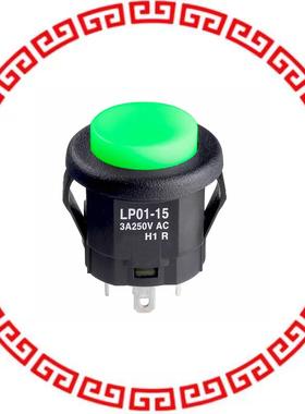 LP0115CMKW015FB SWITCH PUSHBUTTON SPDT 3A 125V