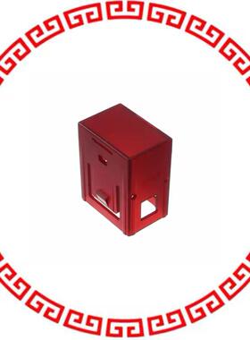 02-901.2 LENS RED FLAT 17.6X25.6 PLASTIC