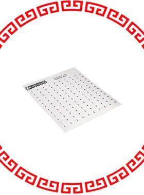 0804549:0001 ADHESIVE MARKER CARD 1-10