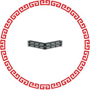 PORT ANGLED PANEL NKPPA48FMY ROW PATCH
