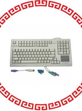 G80-11900LTMUS-0 KEYBOARD COMPACT 104KY PS2 LTGRY