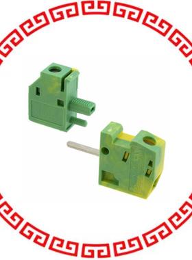 707866 TERM BLK SCREW CLAMP 1POS GREEN