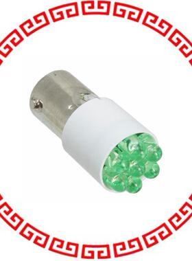 5855356F LED MINI CLUSTER BASE 120V GREEN