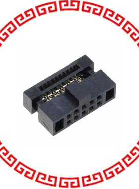 20021444-00010T4LF CONN RECPT 10POS GOLD IDC DL