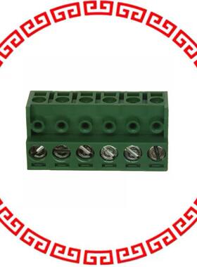 282830-6 TERM BLOCK PLUG 6POS 90DEG 5MM
