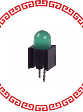 5500704F LED 5MM 5V VERTICAL GREEN PC MNT