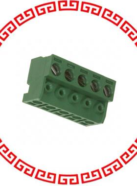 282830-5 TERM BLOCK PLUG 5POS 90DEG 5MM