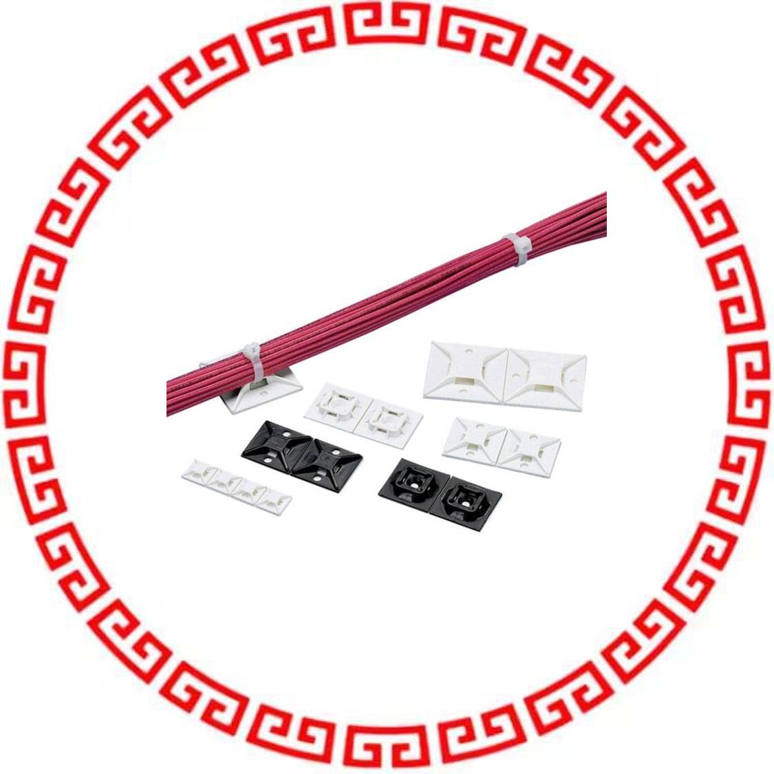 ABM2S-A-C CABLE TIE HLDR ADH 2=2 HOLDERS