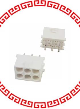 641970-3 CONN HEADER 6POS VERT .250 GOLD