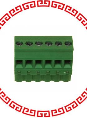 284040-6 TERM BLOCK PLUG 6POS 270DEG 5MM