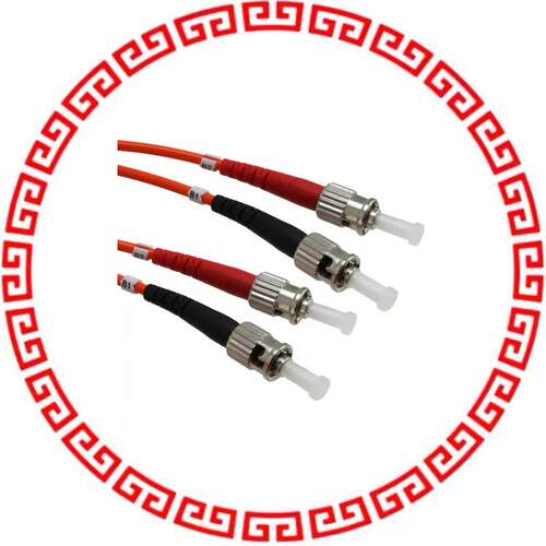 DK-2611-03 FIBER OPTIC CBL ST-ST DUPLEX 3M