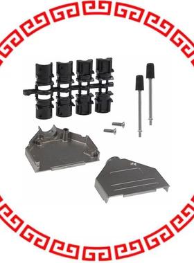 165X02629XE CONN BACKSHELL DB25 STR METAL