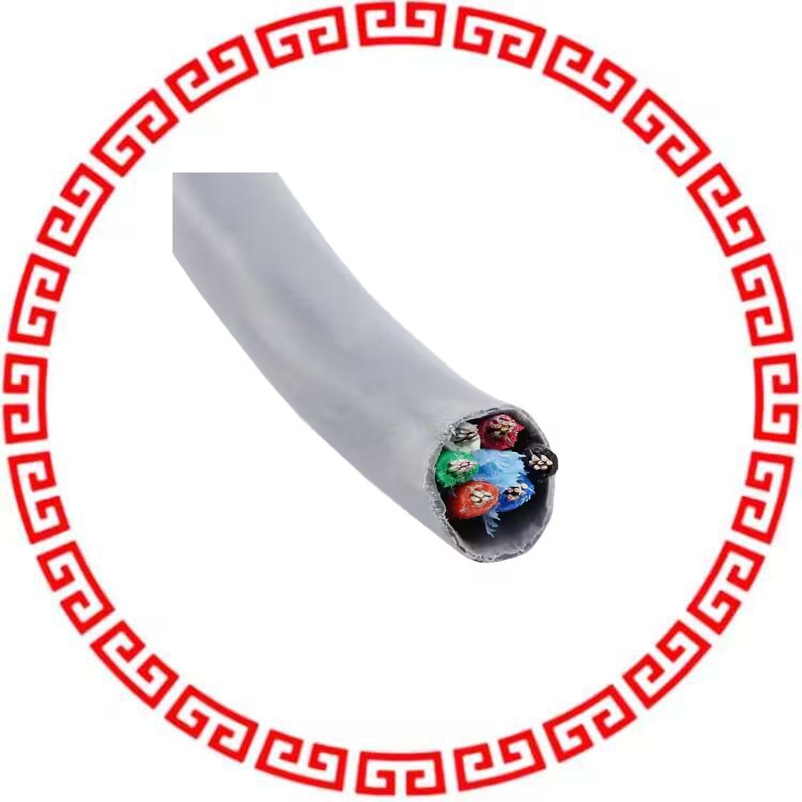 881806 SL005 CABLE 6COND 18AWG SLATE 100'