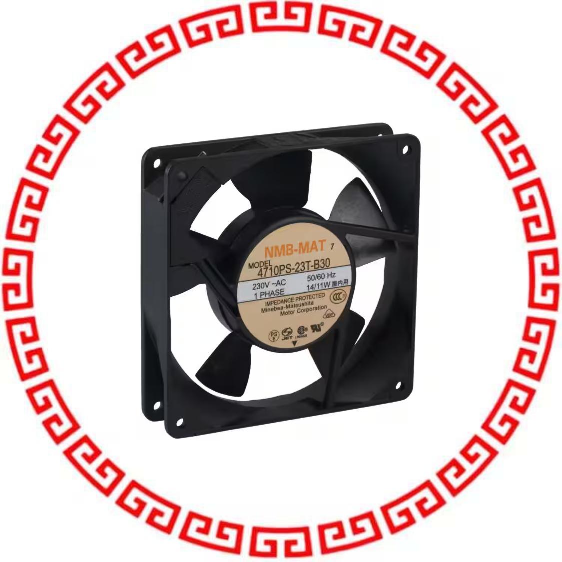4710PS-23T-B30-A00 FAN AXIAL 119X25.5MM 230VAC T