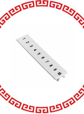 0809803:0001 ZACK STRIP 10-SECTION WHITE