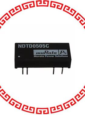 NDTD0505C DC DC CONVERTER +/-5V 3W