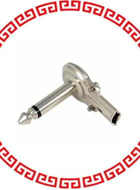 50-00423 CONN PLUG MONO 6.35MM R/A 2COND