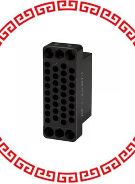 1-201357-1 CONN HOUSING PLUG 34POS BLACK