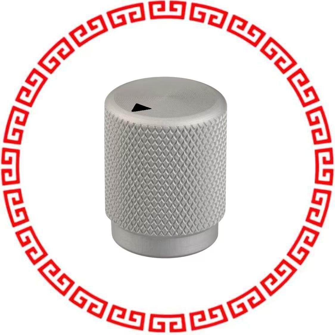 OEJA-50-3-7 KNOB KNURLED 0.236 METAL