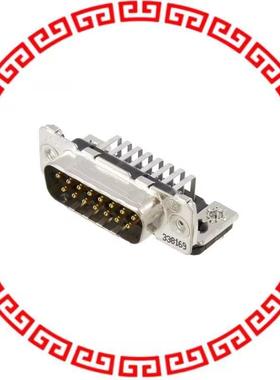 1-338169-2 CONN D-SUB PLUG 15POS R/A SOLDER