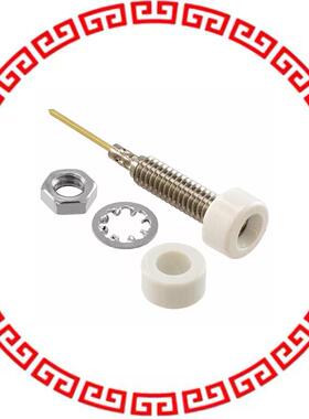 26908 PIN TIP JACK W/WIRE WRAP WHITE