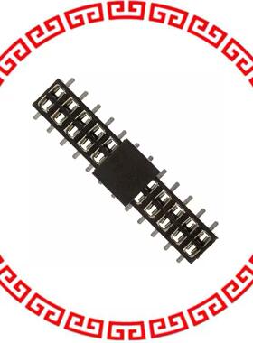 153224-2000-RB-WD CONN 2MM SKT 24POS THRU-BRD SMD
