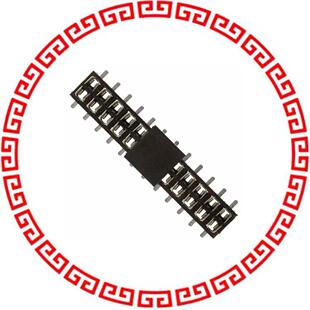 153224 2000 BRD SKT 24POS CONN THRU 2MM SMD