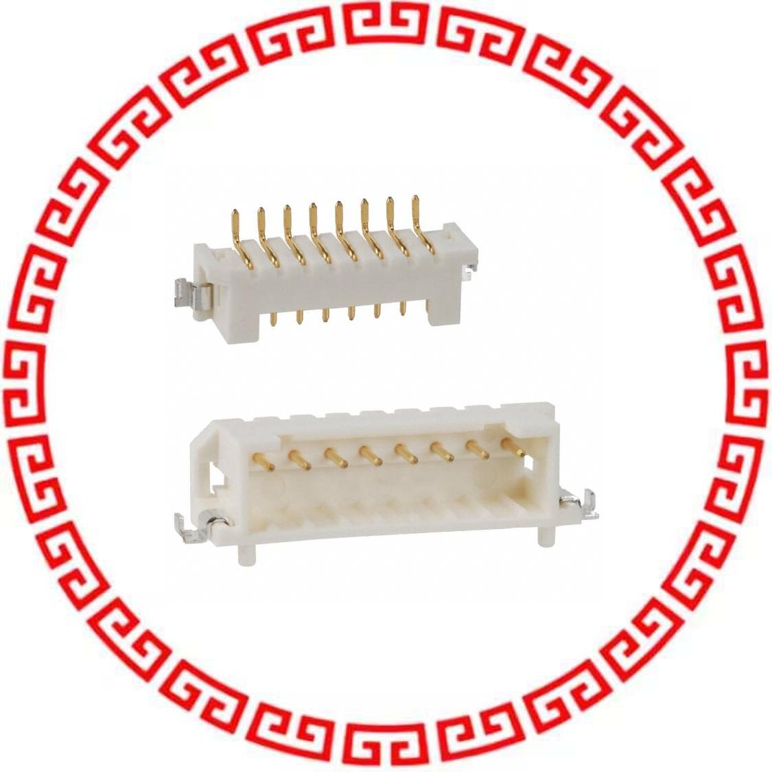 DF3E-8P-2H(50) CONN HEADER 8POS 2MM R/A GOLD