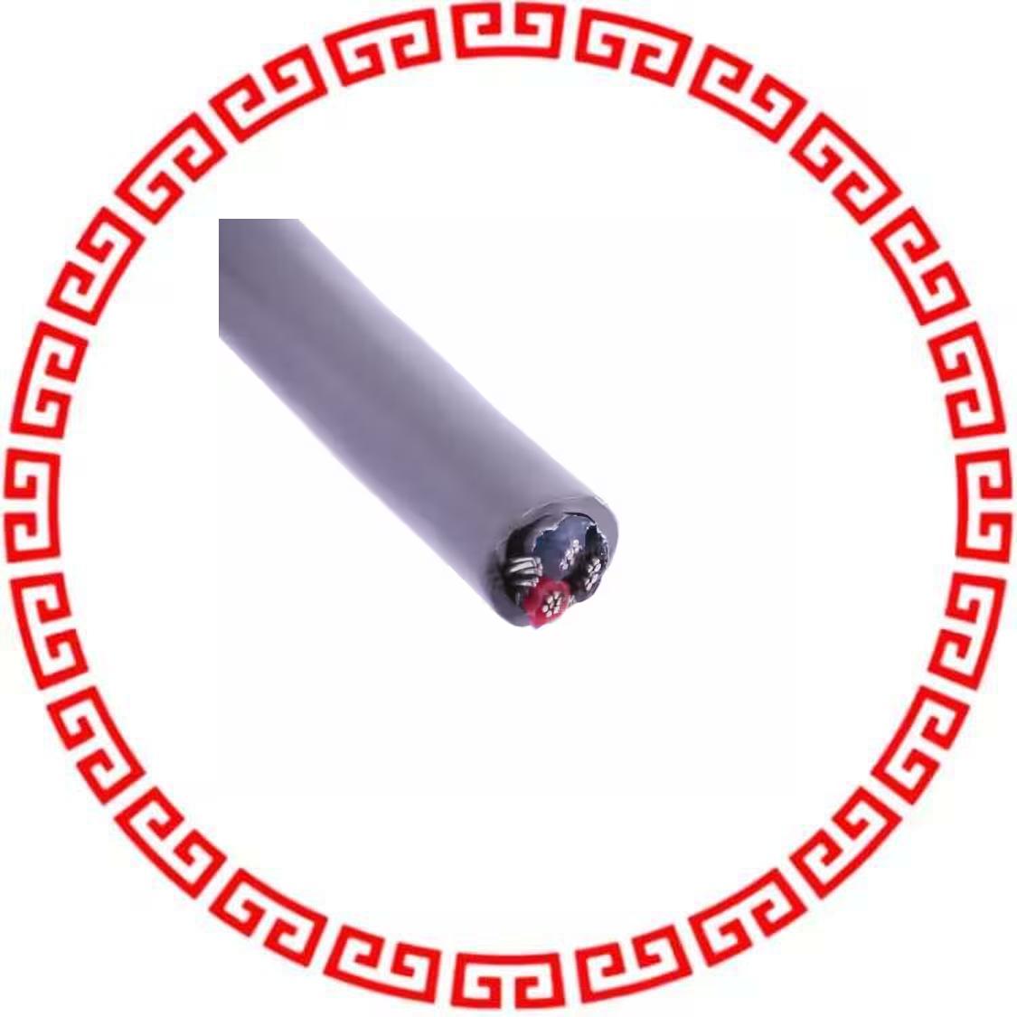 C2528A.41.10 CABLE 3COND 20AWG GRY SHLD 1000'