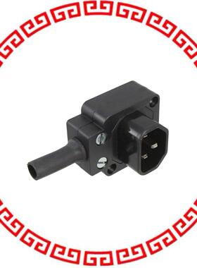 4300.0401 PWR ENT PLUG IEC320-2-2E R/A SCR